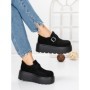Ghete Dama cu Platforma 58WL18 BLACK | MEI
