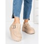 Ghete Dama cu Platforma 58WL18 BEIGE | MEI
