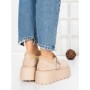 Ghete Dama cu Platforma 58WL18 BEIGE | MEI