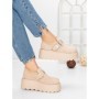 Ghete Dama cu Platforma 58WL18 BEIGE | MEI