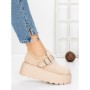 Ghete Dama cu Platforma 58WL18 BEIGE | MEI