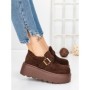Ghete Dama cu Platforma 58WL18 BROWN | MEI