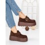 Ghete Dama cu Platforma 58WL18 BROWN | MEI