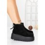 Ghete Dama cu Platforma 58WL19 BLACK | MEI