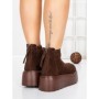 Ghete Dama cu Platforma 58WL19 BROWN | MEI