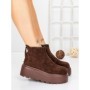 Ghete Dama cu Platforma 58WL19 BROWN | MEI