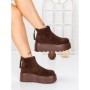 Ghete Dama cu Platforma 58WL19 BROWN | MEI