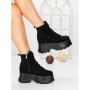 Ghete Dama cu Platforma 58WL30 BLACK | MEI