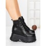 Ghete Dama cu Platforma 58WL30 BLACK | MEI