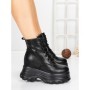 Ghete Dama cu Platforma 58WL31 BLACK | MEI