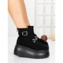 Ghete Dama cu Platforma 56WL12 BLACK | MEI