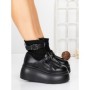 Ghete Dama cu Platforma 56WL12 BLACK | MEI