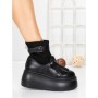 Ghete Dama cu Platforma 56WL12 BLACK | MEI