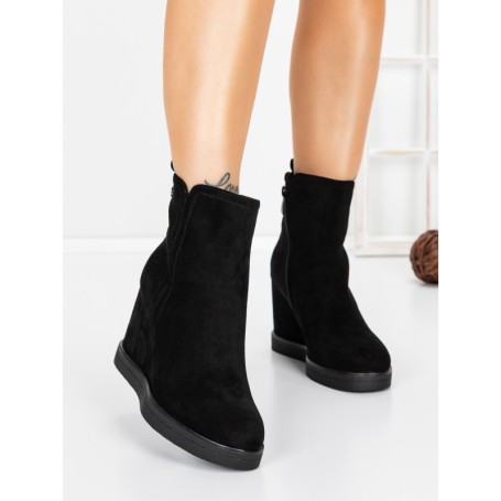 Ghete Dama cu Platforma 5AH51 BLACK | MEI