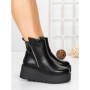 Ghete Dama cu Platforma 5AH56 BLACK | MEI