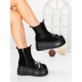 Ghete Dama cu Platforma 56WL9 BLACK | MEI