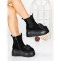 Ghete Dama cu Platforma 56WL10 BLACK | MEI