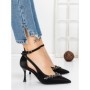 Pantofi Stiletto 5DC26 BLACK | MEI