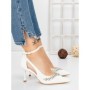 Pantofi Stiletto 5DC26 WHITE | MEI