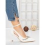 Pantofi Stiletto 5DC26 WHITE | MEI
