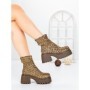Ghete Dama cu Platforma 5WL77 LEOPARD PRINT | MEI