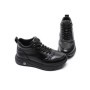 Ghete Barbati din piele naturala 6908 BLACK | ADVANCER