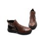 Ghete Barbati din piele naturala HJNH-04 BROWN | ADVANCER