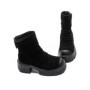Ghete Dama din piele naturala D28-3F BLACK | ADVANCER