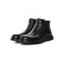 Ghete Barbati din piele naturala L52681 BLACK | MELS