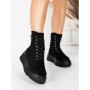 Ghete Dama cu Platforma 5AH59 BLACK | MEI
