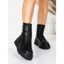 Ghete Dama cu Platforma 5AH59 BLACK | MEI