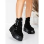 Ghete Dama cu Platforma 56WL13 BLACK | MEI