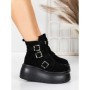 Ghete Dama cu Platforma 56WL13 BLACK | MEI