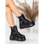 Ghete Dama cu Platforma 56WL13 BLACK | MEI