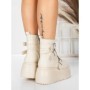Ghete Dama cu Platforma 56WL13 BEIGE | MEI