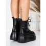 Ghete Dama cu Platforma 56WL16 BLACK | MEI