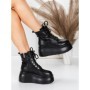 Ghete Dama cu Platforma 56WL16 BLACK | MEI