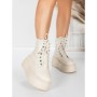 Ghete Dama cu Platforma 56WL16 BEIGE | MEI
