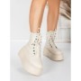 Ghete Dama cu Platforma 56WL16 BEIGE | MEI