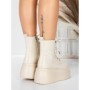 Ghete Dama cu Platforma 56WL16 BEIGE | MEI