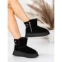 Ghete Dama din piele naturala 5WL105 BLACK | PANTOFUL
