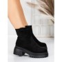 Ghete Dama cu Platforma 5W82 BLACK | MEI