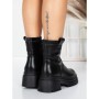 Ghete Dama cu Platforma 5W82 BLACK | MEI