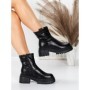 Ghete Dama cu Platforma 5W82 BLACK | MEI