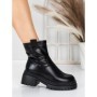 Ghete Dama cu Platforma 5W82 BLACK | MEI