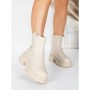 Ghete Dama cu Platforma 5W82 BEIGE | MEI
