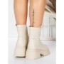 Ghete Dama cu Platforma 5W82 BEIGE | MEI