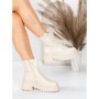 Ghete Dama cu Platforma 5W82 BEIGE | MEI