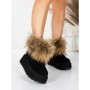 Ghete Dama din piele naturala 3ASJN73 BLACK | PANTOFUL