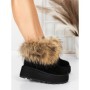Ghete Dama din piele naturala 3ASJN73 BLACK | PANTOFUL